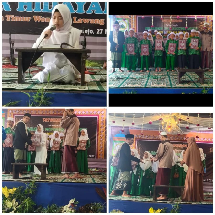 TPQ Nur Hidayah Gelar Tasyakuran Kelulusan Munaqosyah Santri