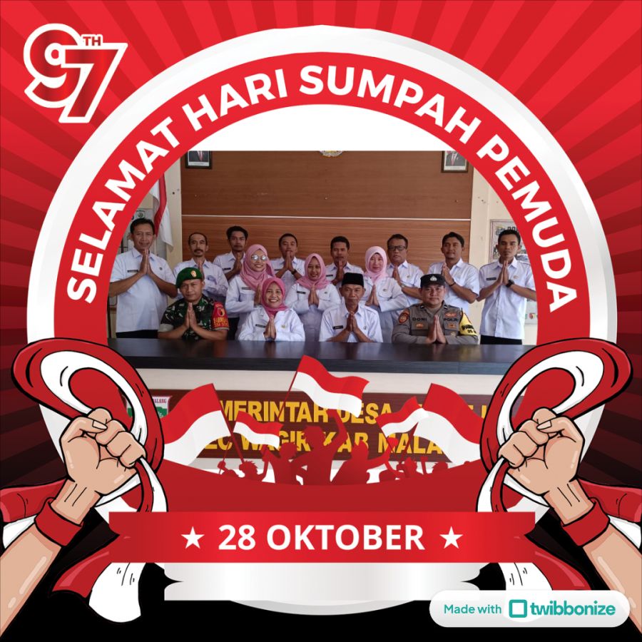 Ucapan Selamat Hari Sumpah Pemuda Dari Pemerintah Desa Sitirejo