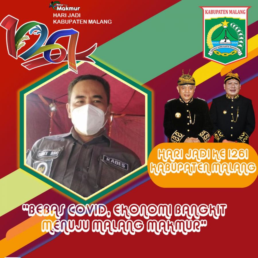 Ucapan Selamat HUT Kabupaten Malang ke 1261 Dari Kades Jatirejoyoso