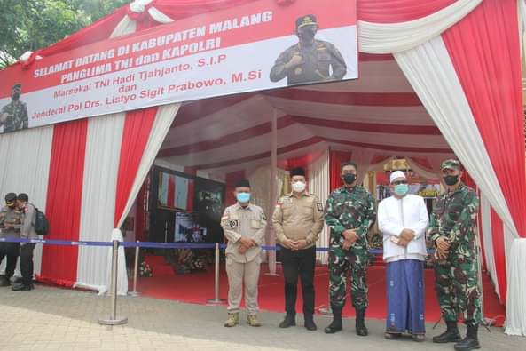 Wabup Malang Dampingi Panglima TNI, Kapolri, dan Kepala BNPB Dalam Rangka Kunker di Kabupaten Malang