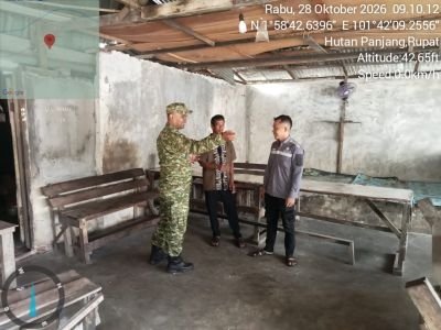 Babinsa Koramil 04/Rupat Ajak Masyarakat Desa Hutan Panjang Amalkan Nilai Pancasila